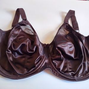 🙏 Goddess 🙏 Brand Keira Underwire Banded Plus Size 36L (US) Chocolate 🍫 Bra